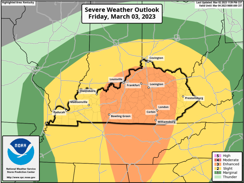 Strong storms possible in the southern counties – The Real WV