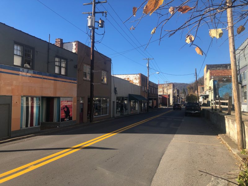 richwood empty street town